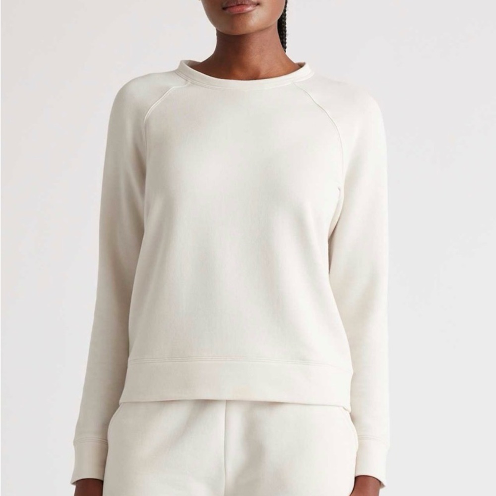 Quince Ivory Crewneck Sweatshirt